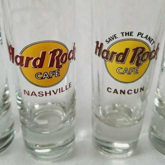 Hard Rock Cafe Shooter & Shot Glasses - Picture 3 of 5